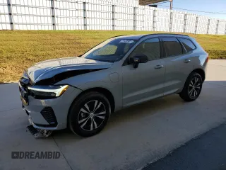 2024 Volvo XC60 Recharge Plug-In Hybrid Core Dark Theme with VIN YV4H60DK7R1897397, listed as a Copart auction lot 80291814 with 15,757 mi miles and Clean Title. Bid and sale history available at carsss.com. Image 1.