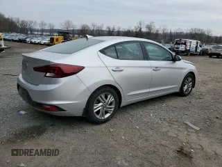 2020 Hyundai Elantra SEL with VIN 5NPD84LF0LH530607, listed as a Copart auction lot 52287195 with 60,401 mi miles and Salvage Title. Bid and sale history available at DreamBid. Image 3.