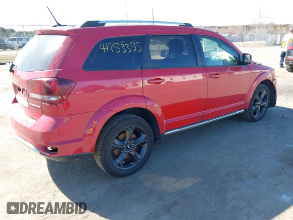 2018 Dodge Journey Crossroad with VIN 3C4PDDGG5JT371074, listed as a IAAI auction lot 41753355 with 122,353 mi miles and . Bid and sale history available at DreamBid. Image 4.
