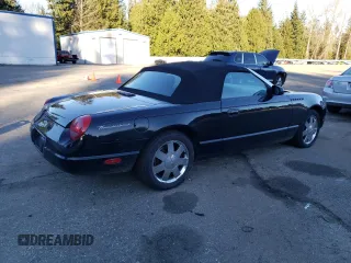 2002 Ford Thunderbird Hardtop Premium with VIN 1FAHP60A52Y107355, listed as a Copart auction lot 42348645 with 92,260 mi miles and Salvage Title. Bid and sale history available at DreamBid. Image 3.