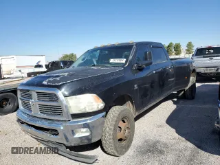 2010 Dodge Ram 3500 Laramie with VIN 3D73Y4CL4AG138453, listed as a Copart auction lot 75212804 with 207,536 mi miles and Salvage Title. Bid and sale history available at carsss.com. Image 2.
