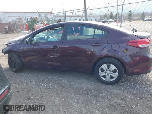 2017 Kia Forte LX with VIN 3KPFK4A75HE106261, listed as a IAAI auction lot 41830740 with 133,153 mi miles. Bid and sale history available at carsss.com. Image 14.