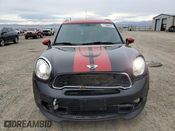 2016 MINI Countryman John Cooper Works with VIN WMWXD1C53GWS95325, listed as a Copart auction lot 77540424 with 98,951 mi miles and Salvage Title. Bid and sale history available at DreamBid. Image 5.
