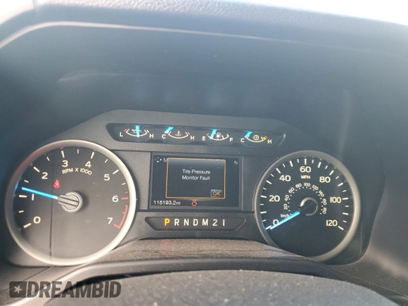2017 Ford F-150 XL with VIN 1FTEW1EP1HFB19717, listed as a Copart auction lot 53440015 with 115,193 mi miles and Salvage title. Bid and sale history available at DreamBid. Image 9.