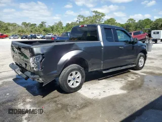 2019 Ford F-150 XL with VIN 1FTEX1CB7KFC26525, listed as a Copart auction lot 55220135 with 59,337 mi miles and Non repairable. Bid and sale history available at DreamBid. Image 3.
