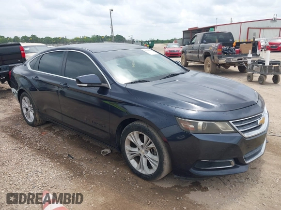 2014 Chevrolet Impala LT with VIN 2G1115SLXE9222573, listed as a IAAI auction lot 42119082 with 147,011 mi miles and . Bid and sale history available at DreamBid. Image 1.