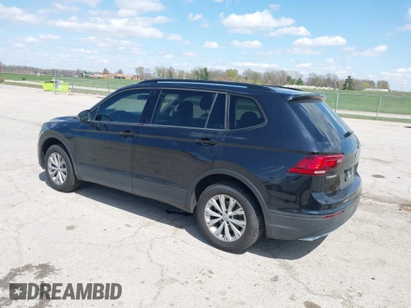 2019 Volkswagen Tiguan S with VIN 3VV0B7AX3KM119645, listed as a IAAI auction lot 41973924 with 100,914 mi miles and . Bid and sale history available at DreamBid. Image 3.
