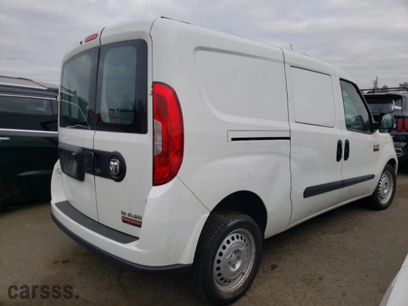 2022 Ram ProMaster City Cargo Van Tradesman with VIN ZFBHRFABXN6Y67344, listed as a Copart auction lot 48960635 with 25,520 mi miles and Salvage Title. Bid and sale history available at carsss.com. Image 3.