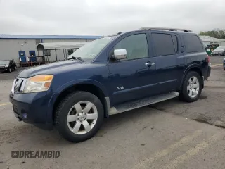 2008 Nissan Armada SE z VIN 5N1AA08C38N626345, wystawiony jako Copart lot #55940535 z przebiegiem 235 584 mil mil oraz Czysty tytuł • Clean title. Historia ofert i sprzedaży dostępna na DreamBid. Obrazek 1.