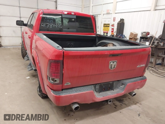 2015 Ram 1500 Sport with VIN 1C6RR7MT3FS577054, listed as a IAAI auction lot 41389495 with 83,467 mi miles and . Bid and sale history available at DreamBid. Image 3.