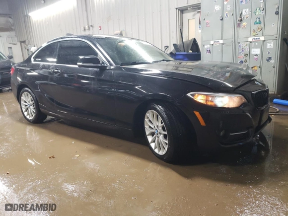 2016 BMW 2 Series 228i xDrive with VIN WBA1G9C54GV599183, listed as a Copart auction lot 85157524 with 134,068 mi miles and Salvage Title. Bid and sale history available at carsss.com. Image 4.