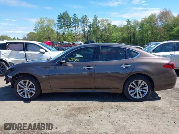 2015 Infiniti Q70 with VIN JN1BY1AR1FM560845, listed as a IAAI auction lot 42165981 with 75,767 mi miles and . Bid and sale history available at DreamBid. Image 15.