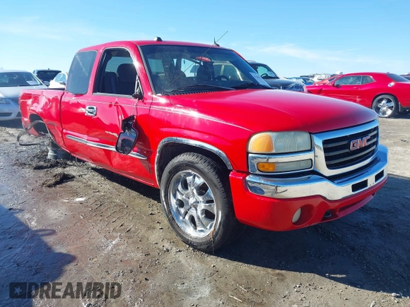 2004 GMC Sierra 1500 SLE with VIN 2GTEC19TX41348835, listed as a IAAI auction lot 41446444 with 216,333 mi miles and . Bid and sale history available at DreamBid. Image 1.
