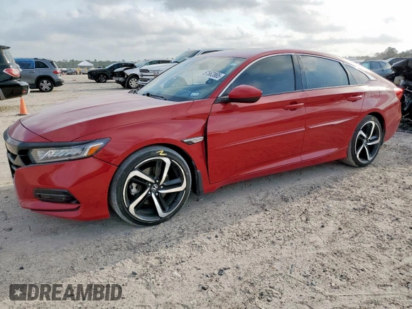 2020 Honda Accord Sport with VIN 1HGCV2F32LA014672, listed as a Copart auction lot 57562865 with 97,787 mi miles and Salvage title. Bid and sale history available at DreamBid. Image 1.