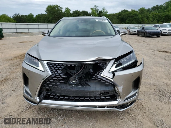 2020 Lexus RX 350L with VIN JTJHZKEA1L2017725, listed as a Copart auction lot 56022175 with 100,463 mi miles and Salvage title. Bid and sale history available at DreamBid. Image 5.