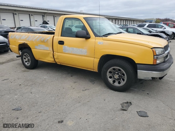 2005 Chevrolet Silverado 1500 Work Truck with VIN 1GCEC14V65Z181133, listed as a Copart auction lot 81686874 with 367,294 mi miles and Clean Title. Bid and sale history available at carsss.com. Image 4.