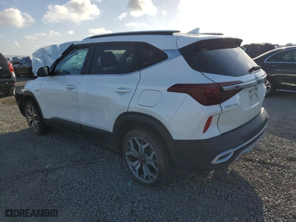 2021 Kia Seltos S with VIN KNDEUCA27M7084522, listed as a Copart auction lot 49010665 with NaN miles and Salvage Title. Bid and sale history available at carsss.com. Image 2.