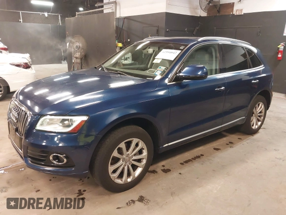 2015 Audi Q5 Premium Plus with VIN WA1LFAFP7FA100390, listed as a IAAI auction lot 42594842 with 110,349 mi miles and . Bid and sale history available at DreamBid. Image 17.