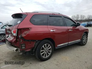 2014 Nissan Pathfinder SL with VIN 5N1AR2MM5EC607497, listed as a Copart auction lot 47572845 with 136,762 mi miles and Salvage title. Bid and sale history available at DreamBid. Image 3.
