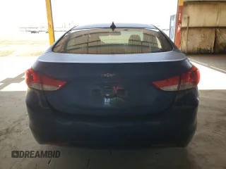 2013 Hyundai Elantra GLS with VIN KMHDH4AE4DU559122, listed as a Copart auction lot 62220825 with 183,220 mi miles and Clean title. Bid and sale history available at DreamBid. Image 6.