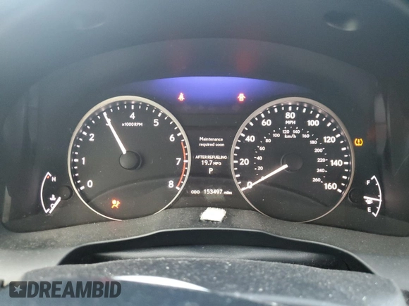 2015 Lexus ES with VIN JTHBK1GG7F2178978, listed as a Copart auction lot 54079185 with 153,497 mi miles and Salvage Title. Bid and sale history available at carsss.com. Image 9.