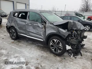 2019 Hyundai Santa Fe Limited z VIN 5NMS5CAA3KH074888, wystawiony jako Copart lot #86577044 z przebiegiem 117 015 mil mil oraz Nie do naprawy • Non repairable. Historia ofert i sprzedaży dostępna na DreamBid. Obrazek 4.