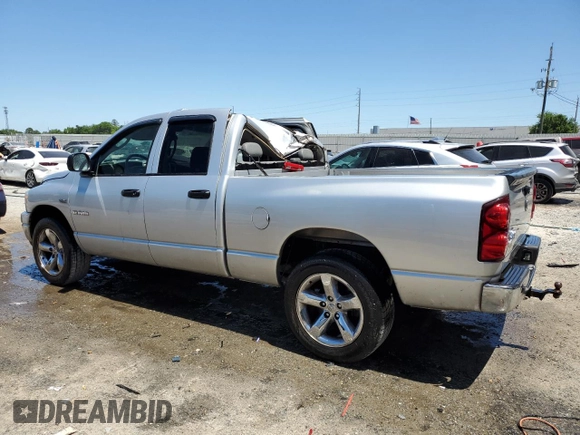 2008 Dodge 1500 SLT with VIN 1D7HA18238J137599, listed as a Copart auction lot 52596635 with 113,127 mi miles and Salvage Title. Bid and sale history available at DreamBid. Image 2.