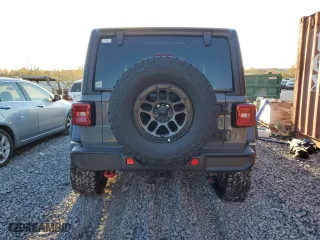 2023 Jeep Wrangler Rubicon with VIN 1C4JJXFG9PW678123, listed as a Copart auction lot 81574334 with 19,621 mi miles and Salvage Title. Bid and sale history available at carsss.com. Image 6.