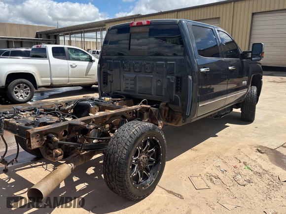 2017 Chevrolet Silverado 3500HD High Country with VIN 1GC4K1EY7HF240428, listed as a Copart auction lot 56524595 with Not Provided miles and Clean Title. Bid and sale history available at DreamBid. Image 4.