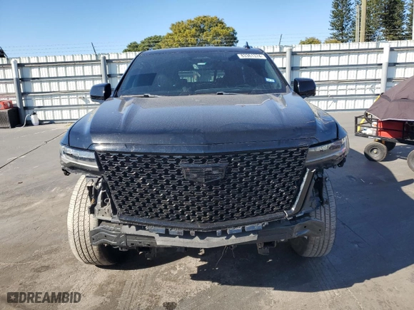 2021 Cadillac Escalade RWD Premium Luxury with VIN 1GYS3BKL4MR430046, listed as a Copart auction lot 83361374 with 57,230 mi miles and Salvage Title. Bid and sale history available at carsss.com. Image 5.