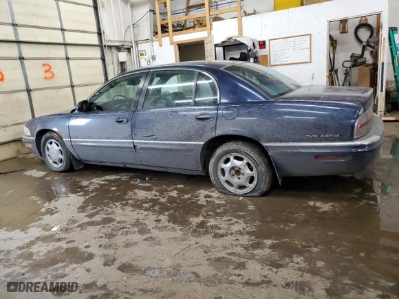 1998 Buick Park Avenue with VIN 1G4CW52K4W4620614, listed as a Copart auction lot 89034715 with 0 miles and Salvage Title. Bid and sale history available at carsss.com. Image 2.
