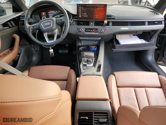 2021 Audi A5 Sportback S line Premium Plus with VIN WAUFACF54MA047900, listed as a Copart auction lot 88843995 with NaN miles and Salvage Title. Bid and sale history available at carsss.com. Image 8.