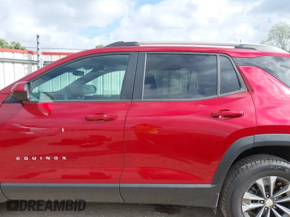 2025 Chevrolet Equinox AWD LT with VIN 3GNAXPEGXSL209502, listed as a IAAI auction lot 41885681 with 9,064 mi miles. Bid and sale history available at carsss.com. Image 15.