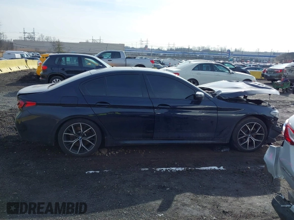 2021 BMW 5 Series 540i xDrive with VIN WBA73BJ07MWW98297, listed as a IAAI auction lot 41476777 with 47,693 mi miles and . Bid and sale history available at DreamBid. Image 13.