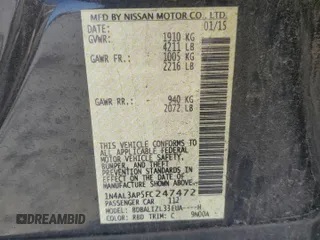 2015 Nissan Altima SV with VIN 1N4AL3AP5FC247472, listed as a Copart auction lot 52522615 with 85,278 mi miles and Salvage Title. Bid and sale history available at DreamBid. Image 15.