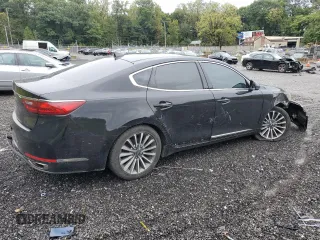 2018 Kia Cadenza Premium with VIN KNALC4J11J5120183, listed as a Copart auction lot 72858454 with 105,656 mi miles and Salvage Title. Bid and sale history available at carsss.com. Image 3.