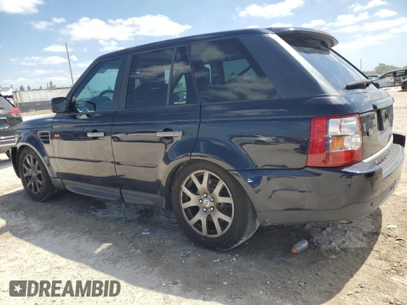 2008 Land Rover Range Rover Sport HSE z VIN SALSF25418A125781, wystawiony jako Copart lot #52527715 z przebiegiem 95 460 mil mil oraz Szkoda całkowita • Salvage title. Historia ofert i sprzedaży dostępna na DreamBid. Obrazek 2.