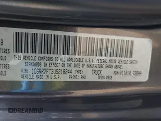 2018 Ram 1500 Express с VIN 1C6RR7FT3JS218244, выставлен на аукционе IAAI как лот 42452712 с пробегом 80 610 миль миль и . История ставок и продаж доступна на DreamBid. Изображение 9.