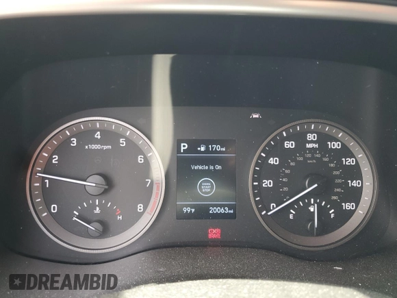 2020 Hyundai Tucson Sport с VIN KM8J3CAL9LU252781, выставлен на аукционе Copart как лот 58762985 с пробегом 20 063 миль миль и Списание • Salvage title. История ставок и продаж доступна на DreamBid. Изображение 9.