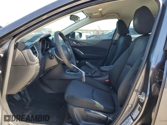 2015 Mazda 3 i SV with VIN JM1BM1T7XF1221460, listed as a Copart auction lot 76098874 with 105,542 mi miles and Clean Title. Bid and sale history available at DreamBid. Image 7.