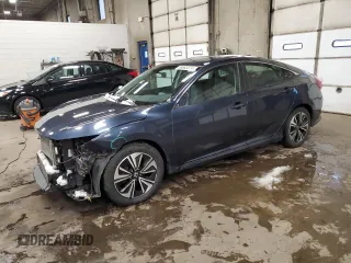 2017 Honda Civic Sedan EX-T with VIN 19XFC1E34HE028302, listed as a Copart auction lot 85683374 with 91,408 mi miles and Salvage Title. Bid and sale history available at carsss.com. Image 1.