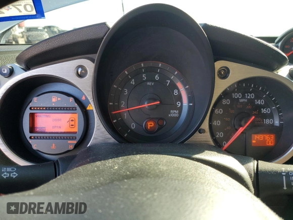 2015 Nissan 370Z Sport with VIN JN1AZ4EH9FM444241, listed as a Copart auction lot 46667685 with 143,763 mi miles and Clean Title. Bid and sale history available at carsss.com. Image 9.