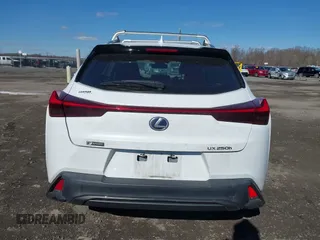2020 Lexus UX 250h F Sport with VIN JTHE9JBH9L2035843, listed as a IAAI auction lot 41633990 with 91,984 mi miles and . Bid and sale history available at DreamBid. Image 16.