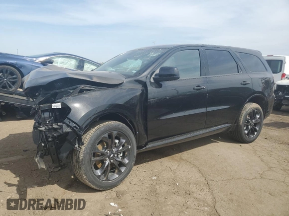 2025 Dodge Durango GT Plus with VIN 1C4RDJDG1SC533873, listed as a Copart auction lot 54651765 with 279 mi miles and Salvage title. Bid and sale history available at DreamBid. Image 1.