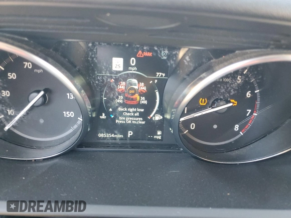 2019 Land Rover Discovery SE with VIN SALRG2RV1K2406950, listed as a Copart auction lot 82779224 with 85,354 mi miles and Salvage Title. Bid and sale history available at DreamBid. Image 9.