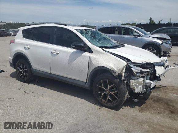 2017 Toyota RAV4 SE with VIN 2T3NFREV2HW341033, listed as a Copart auction lot 62550325 with 75,867 mi miles and Salvage title. Bid and sale history available at DreamBid. Image 4.