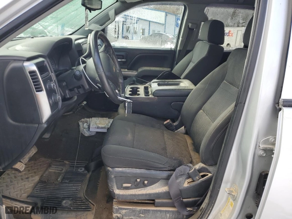 2017 Chevrolet Silverado 1500 LT with VIN 1GCVKREC3HZ124150, listed as a Copart auction lot 45327195 with 0 mi miles and Salvage Title. Bid and sale history available at carsss.com. Image 7.