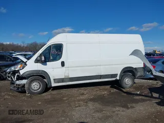 2024 Ram ProMaster Cargo with VIN 3C6MRVHG9RE116749, listed as a IAAI auction lot 41496850 with 53,378 mi miles. Bid and sale history available at carsss.com. Image 14.
