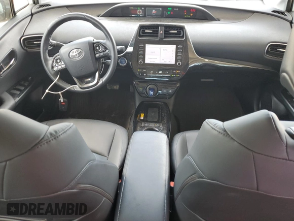 2020 Toyota Prius L Eco with VIN JTDKARFU0L3125927, listed as a Copart auction lot 63796095 with 21,895 mi miles and Salvage title. Bid and sale history available at DreamBid. Image 8.