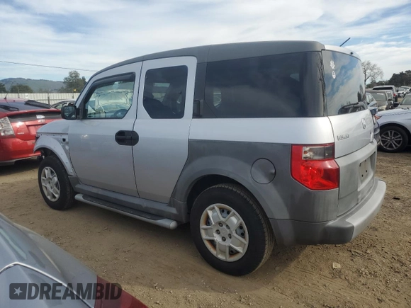 2005 Honda Element LX with VIN 5J6YH18305L015727, listed as a Copart auction lot 46075265 with 200,411 mi miles and Salvage Title. Bid and sale history available at DreamBid. Image 2.